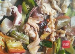 姜葱炒鲜鱿的做法图解6