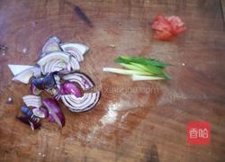 小炒青菜羊肉的做法图解2