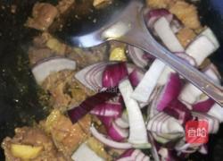 小炒青菜羊肉的做法图解4