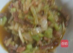 腊肉菱白的做法图解7