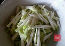 腊肉菱白的做法图解2