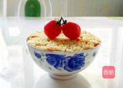 胡萝卜青瓜鸡蛋炒饭的做法图解8