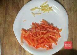 肉炒蒜台的做法图解2