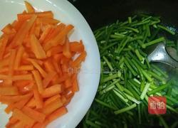 肉炒蒜台的做法图解7