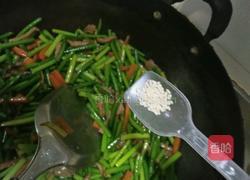 肉炒蒜台的做法图解11