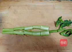 四川冲菜（炒版）的做法图解4