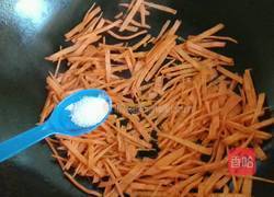 素炒双丝的做法图解5