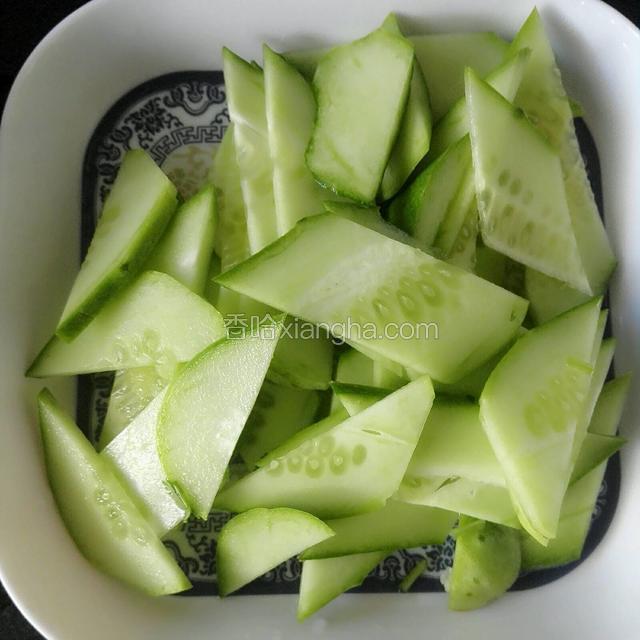 黄瓜切片