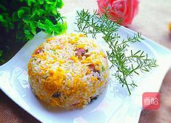 鸡蛋火腿炒饭的做法图解8