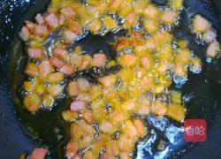 鸡蛋火腿炒饭的做法图解3