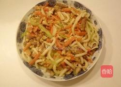 炒乌冬面的做法图解6