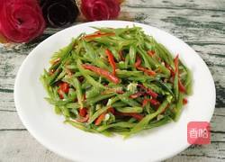 清炒刀豆的做法图解1