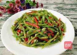 清炒刀豆的做法图解2