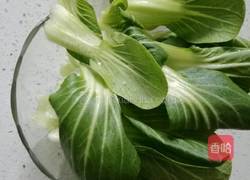 鲜蘑油菜小炒肉的做法图解3