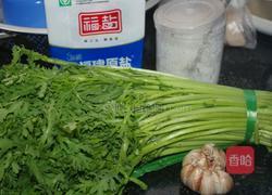 清炒茼蒿菜的做法图解1