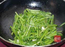 清炒茼蒿菜的做法图解3