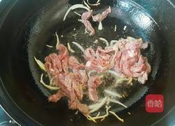 牛肉炒芹菜的做法图解5
