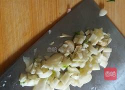 香蒜煎烟熏火腿的做法图解2