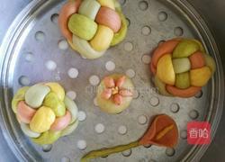 绣球馒头的做法图解10