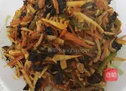 Illustration of home-style fish-flavored shredded pork 9