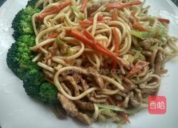  瘦肉炒面的做法图解8