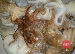 蒜薹炒八带的做法图解1