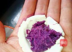 紫薯糯米芝麻球的做法图解7