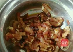 白萝卜小炒肉的做法图解3