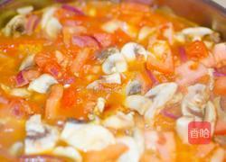 番茄蘑菇肉丸的做法图解4