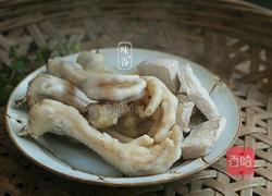 山药眉豆花生鸡脚汤的做法图解2