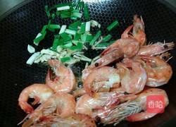 葱姜炒虾的做法图解4