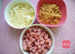 肉松火腿手撕包的做法图解8