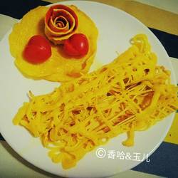 鸟巢鸡蛋饼的做法[图]