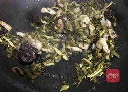 雪菜香菇肉丝面的做法图解4