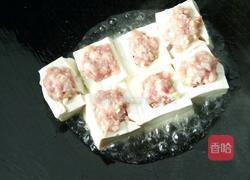 香菇豆腐塞肉的做法图解2