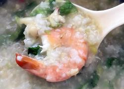 香滑软糯的鲜虾蔬菜粥