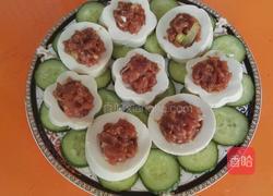 虾仁肉末蒸豆腐的做法图解3