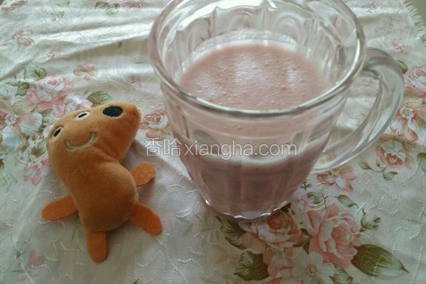 酸奶版草莓奶昔
