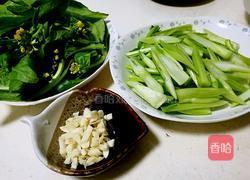 蚝油菜苔的做法图解1