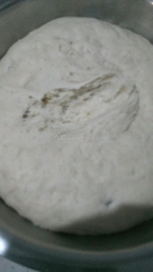面团有蜂窝状就是发好了。