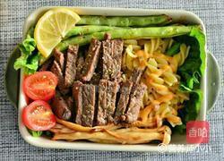 牛排简餐的做法图解8