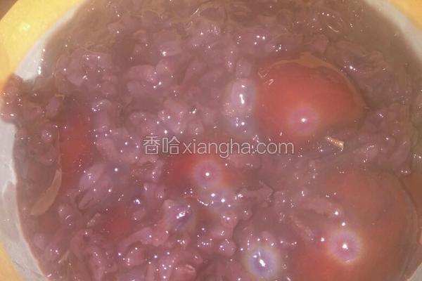 紫糯米粥