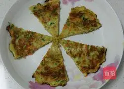 Illustration of how to make mixed vegetable, ham and egg cake 10