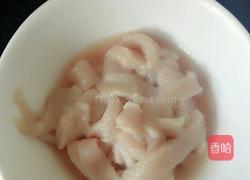 香菇油菜炒肉片的做法图解3