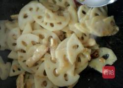 莲藕炒肉的做法图解8