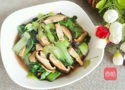 香菇油菜炒肉片的做法图解11