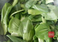 香菇油菜炒肉片的做法图解1