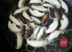 香菇油菜炒肉片的做法图解4