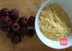 红枣玉米面粥的做法图解1