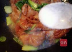 油菜烧面筋的做法图解8